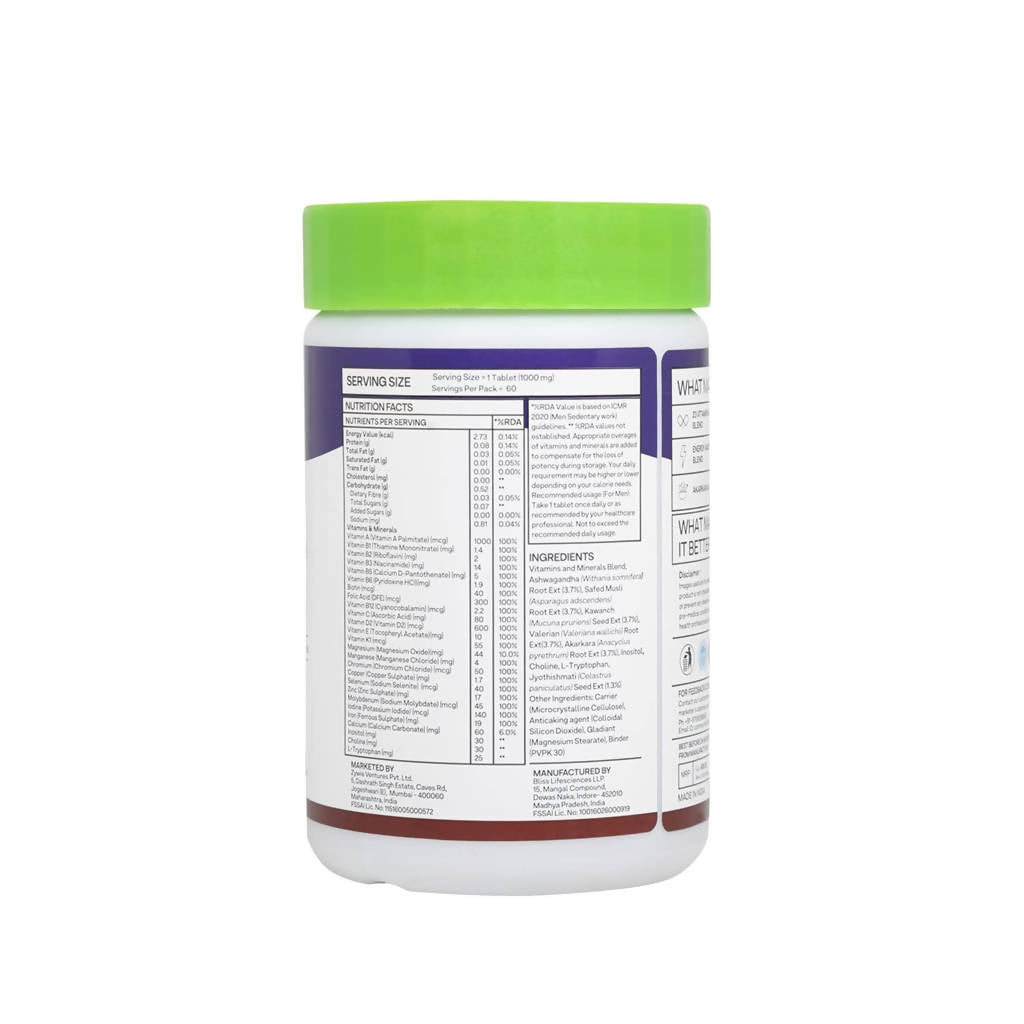 OZiva Daily Men’s Multi Tablets - 60 Tablets